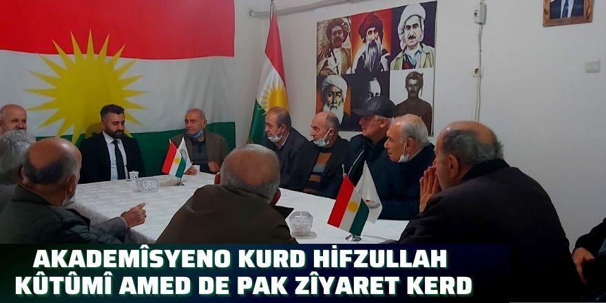 Akademîsyeno Kurd Hifzullah Kûtûmî Amed de PAK Zîyaret Kerd