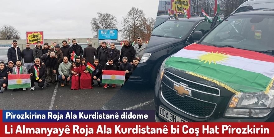 Li Almanyayê Roja Ala Kurdistanê bi Coş Hat Pîrozkirin