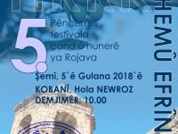 HRRK 5. Festivala xwe bi durişma 'Em hemû Efrînî ne' li Kobanê li dar dixe