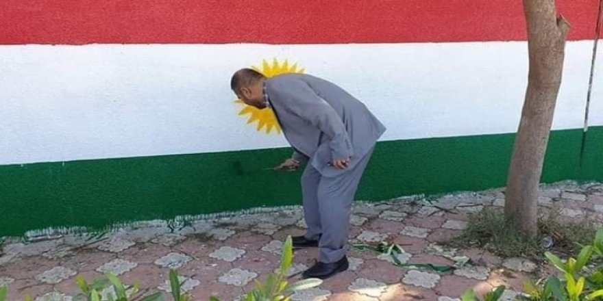 Ciwanên Xaneqînê Al a Kurdistanê li ser dîwaran nexşandin