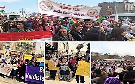 ”li gelek derên cîhanê û li her çar perçeyên Kurdistanê jin tuşî êrîş, tundî û qetlîaman dibin”