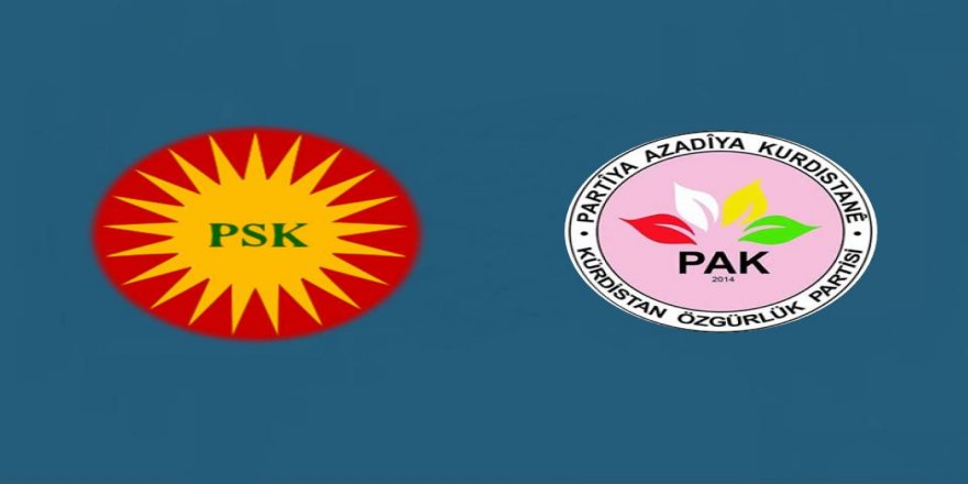 PSK û PAK: Heta ku kurd û Kurdistan azad nebin ne mimkûn e li herêmê aştî û îstîqrar were înşakirin