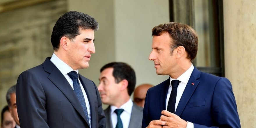 Serokê Herêma Kurdistanê gihîşt Bexdayê û dê li gel Macron bicive