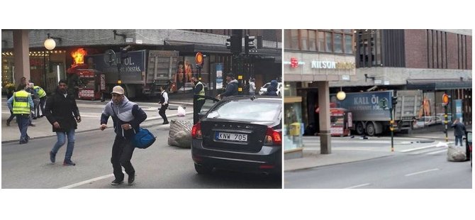 Li navenda Stockholmê kiryara terorîsti; mirî û birîndar hene