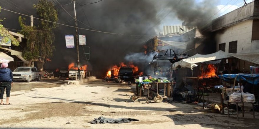 Li Efrînê bombeyeke vedayî teqiya: Jin û mêrek birîndar bûn