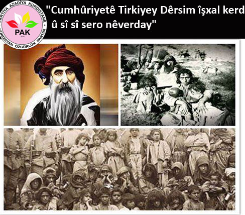 "Cumhûriyetê Tirkiyey Dêrsim îşxal kerd û sî sî sero nêverday"