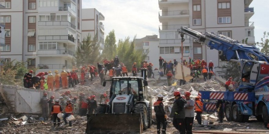 Li Îzmîrê hêjmara qurbaniyên erdhejê derket 69'an