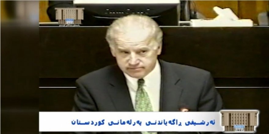 Joe Biden li Parlamena Kurdistanê: Ne tenê çiya dostê kurdan in