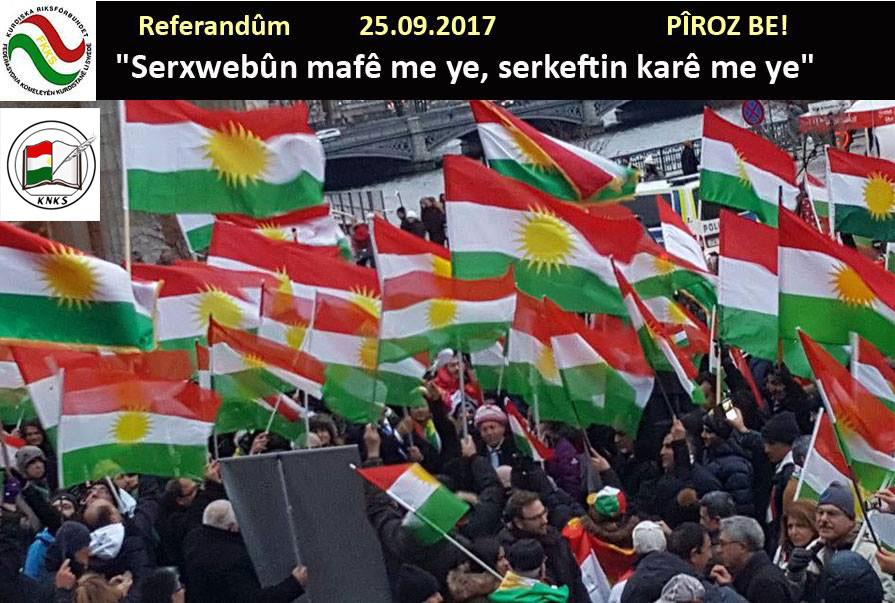 Kurdên Swêdê pêşewazîya biryara referandûmê dikin!