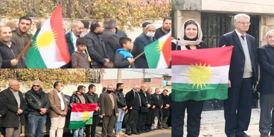 Rojava | Li Qamişlo bi pêşengiya ENKSê 'Roja Ala Kurdistanê' hat pîrozkirin