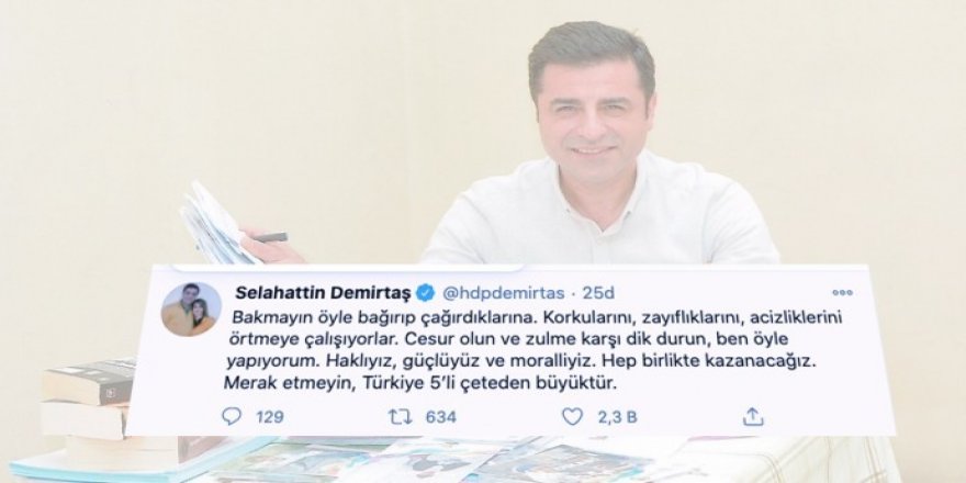 Demîrtaş bersiv da dijberên biryara DMME’yê