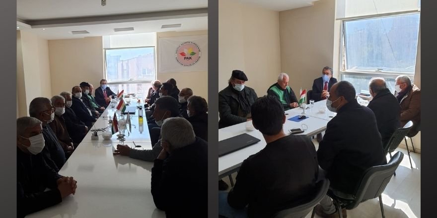 Serokê Giştî yê PAKê Mustafa Özçelik Li Teşkîlata Mardînê ya PAKê Bû