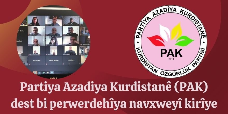 Partîya Azadîya Kurdistanê (PAK) dest bi perwerdehîya navxweyî kirîye