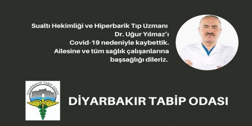 Li Amedê bijîşkek ji ber Covîd-19'ê jiyana xwe ji dest da