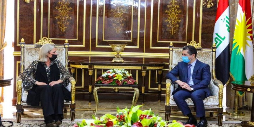Mesrûr Barzanî û Plasschaert çareseriya destûrî ya pirsgirêkên Hewlêr û Bexdayê gotûbêj dikin