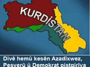 Piştgirîya serxwebûna Kürdistanê bikin