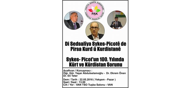 Li Wanê Konferans li ser peymana Sykes- Picot