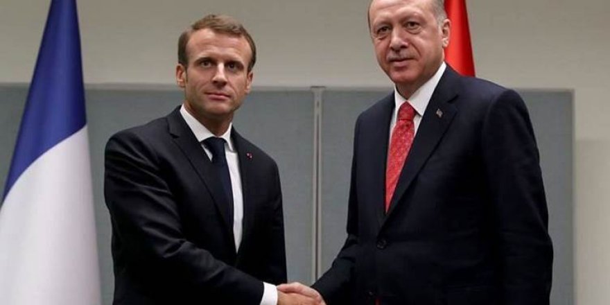 Erdogan û Macron hevdîtinek pêk anîn