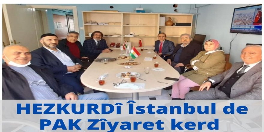 HEZKURDî Îstanbul de PAK Zîyaret kerd