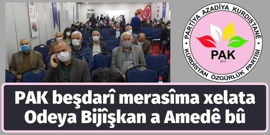 PAK beşdarî merasîma xelata Odeya Bijîşkan a Amedê bû