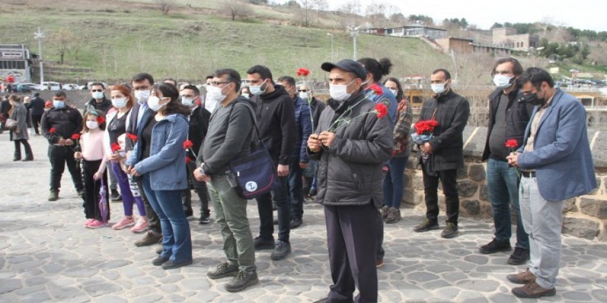 Qerenfîl avêtin Çemê Dîcleyê û xebatkarên tenduristiyê bi bîr anîn