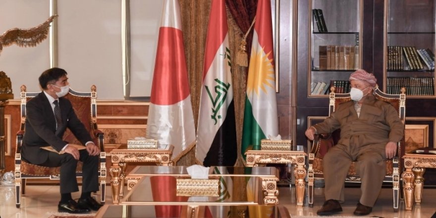 Serok Barzani pêşwazî li balyozê Japonya li Iraqê kir