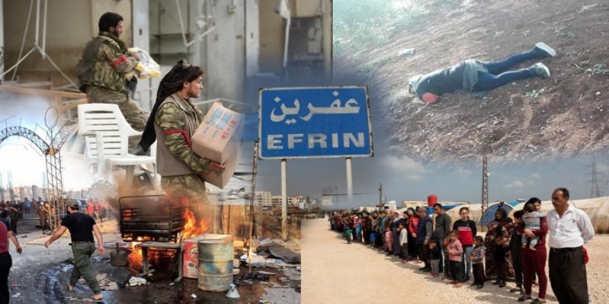 Efrîn 3 sal berî niha ket destê Tirkiyê û grûpên çekdar