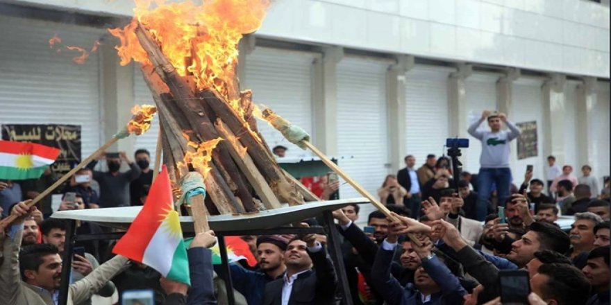 Kerkûk | Li Dilê Kurdistanê agirê Newrozê hat vêxistin