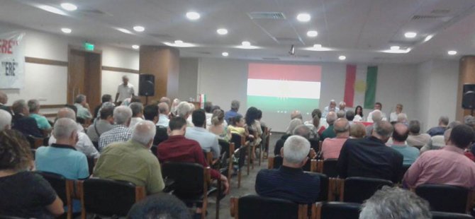 Kurdên li Izmîrê eleqeyaka germ nîşanê Konferansa Însîyatîfa Piştgirîya Referandûma Serxebûnê dan!