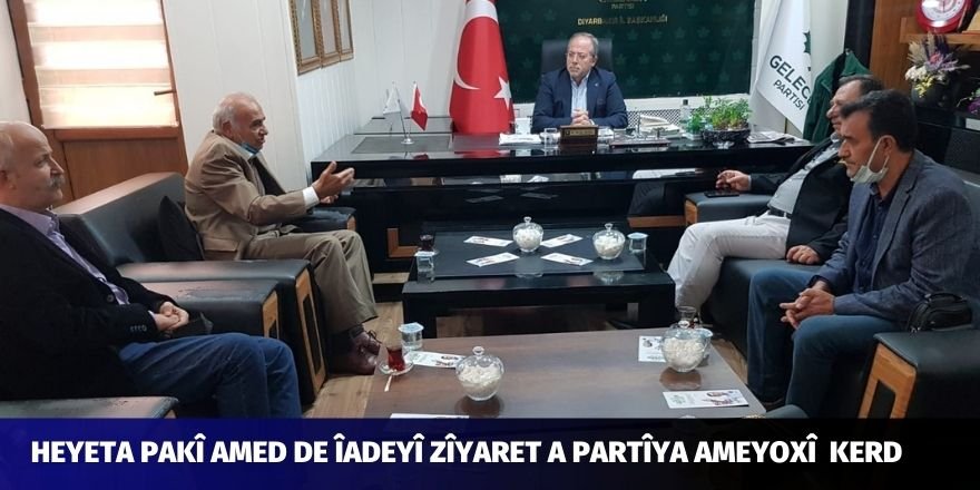 Heyeta PAKî Amed de Îadeyî Zîyaret a Partîya Ameyoxî (Gelecek Partisi) Kerd