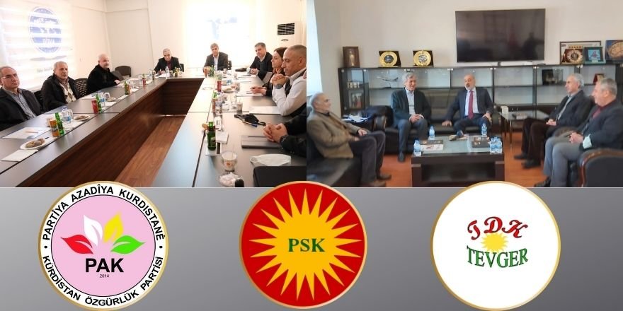 Heyetên hevbeş ên PAK, PSK, TDK-TEVGERê bi Baroya Amedê, DTSO û DİTAMê re hevdîtin kirin