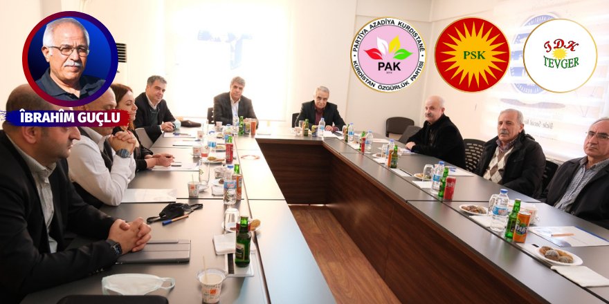 Xebata TEVGER, PAK, PSK; nêrîna giştî, sînora piştgiriya min û pêşniyar