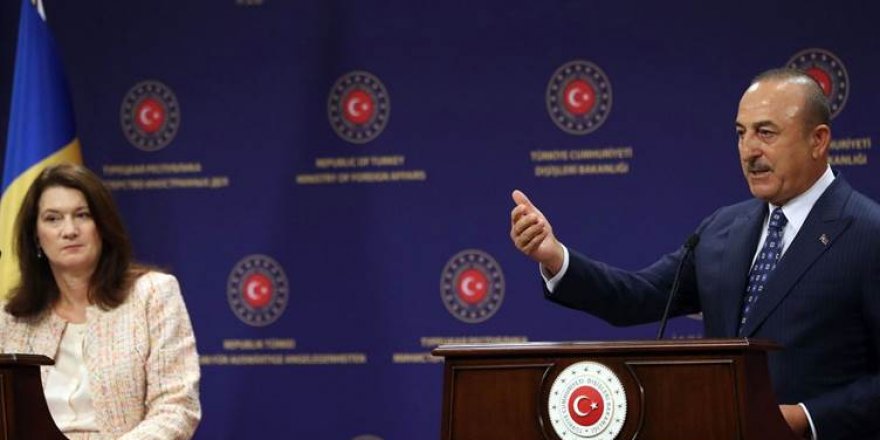 Reuters: Çavuşoglu ji Wezîra Derve ya Swêdê re dengê xwe bilind kir