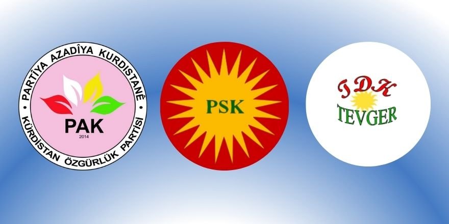 PAK, PSK,TDK-TEVGER: Ji bo Pêşîlêgirtina Siyaseta Dagirkeriya DewletaTirk Em Destê Xwe Bidin Hevûdu!