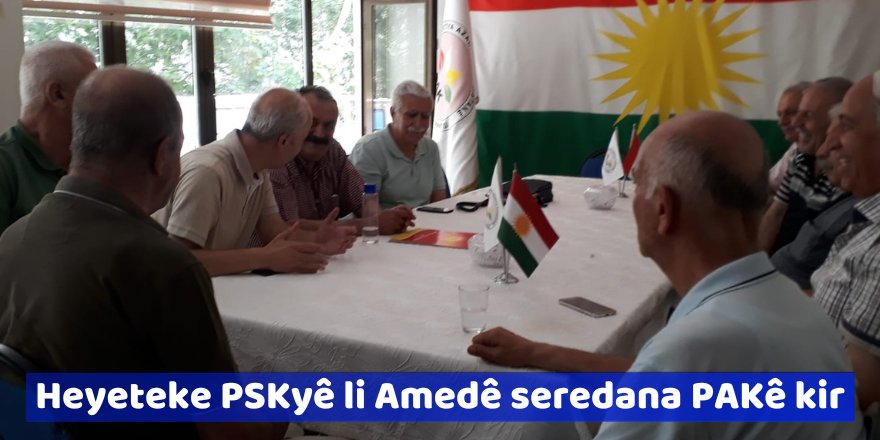 Heyeteke PSKyê li Amedê seredana PAKê kir