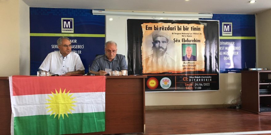 PAK, PSK Û TDK-TEVGERê li Diyarbekirê Şêx Abdurehîm bibîranî