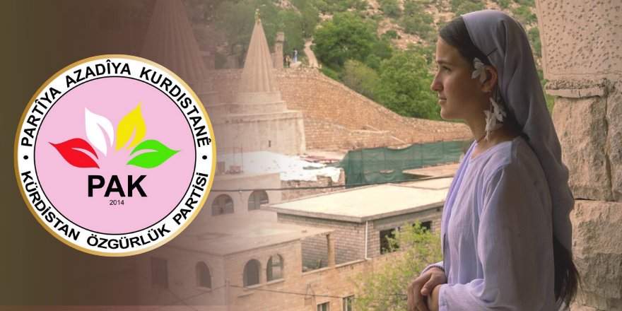 PAK: Em Cejna Cemayê ya xuşk û birayên xwe yên Kurdên Êzidî pîroz dikin