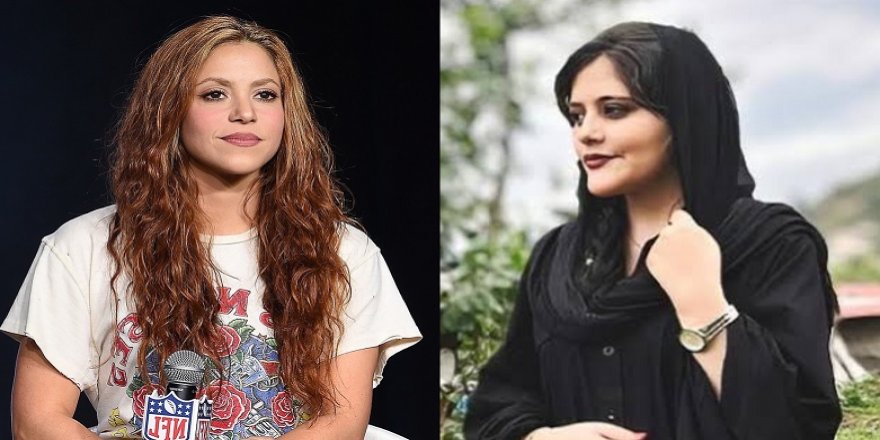 Shakira: Dilê min bi malbata Jîna Emînî û jin û keçên xwendekar ên Îranê re ye