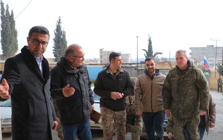 Şandeke leşkerî ya Rûsyayê serdana Kobaniyê kir