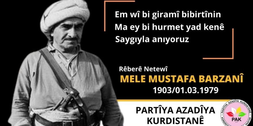 Cuyayîşê Mele Mustafa Barzanî hetêk ra hîkayeya têkoşînê azadîya  Kurdistanî yo