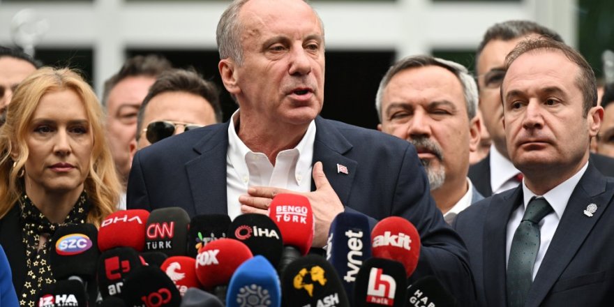 Mûharrem Înce: Ez ji namzetiya serokamariyê vekişiyam