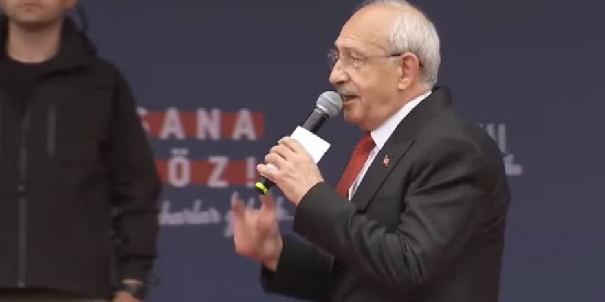 Kiliçdaroglu di mîtînga Samsunê de yelekê zirxî li xwe kir