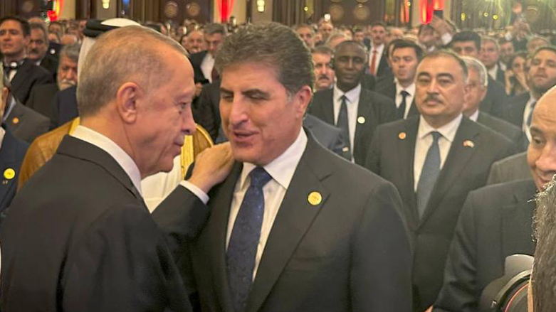 Nêçîrvan Barzanî beşdarî merasima destbikarbûna Erdogan bû