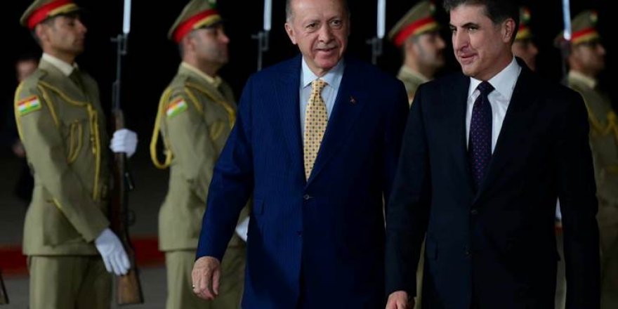 Erdogan bi serkirdeyên Herêma Kurdistanê re civiya