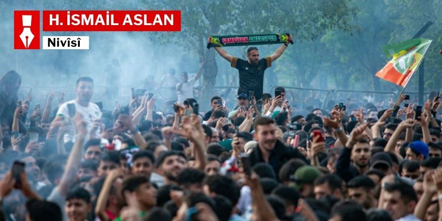 Şampıyonîya Amedspor û têkılîya sîyaseta netewî birêxistin û çalakîyên girseyî re