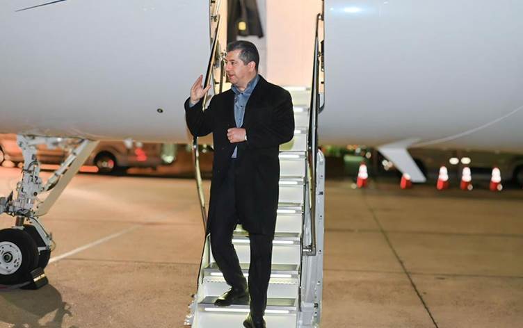 Serokwezîrê Herêma Kurdistanê gihîşt Washingtonê