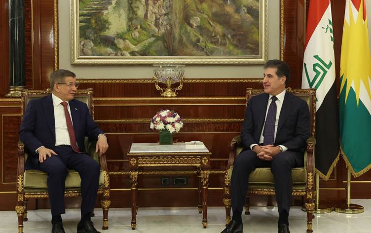Nêçîrvan Barzanî û Davutoglu: Pêvajoya aştiyê gaveke dîrokî ye