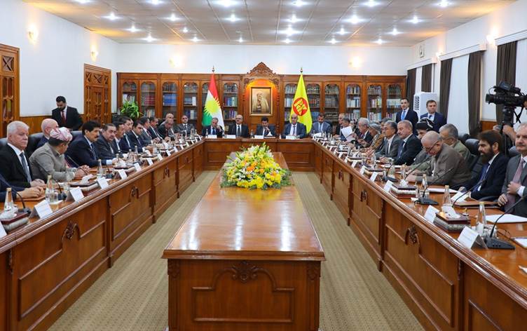Partiyên siyasî bi banga PDKyê civiyan: Krîza Bexda-Hewlêrê dinirxînin