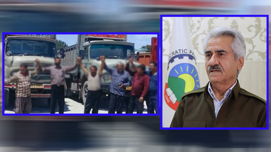 Rêzdar Mistefa Hicrî li derheq mangirtina seranserî ya ajotvan û xwediyê kamiyonan peyamek belav kir