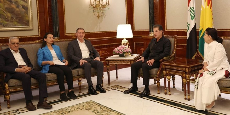 Heyeta DEM Partiyê ji Nêçîrvan Barzanî daxwaza piştgiriyê kir